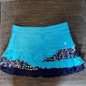 Multicolored Tennis Skirt